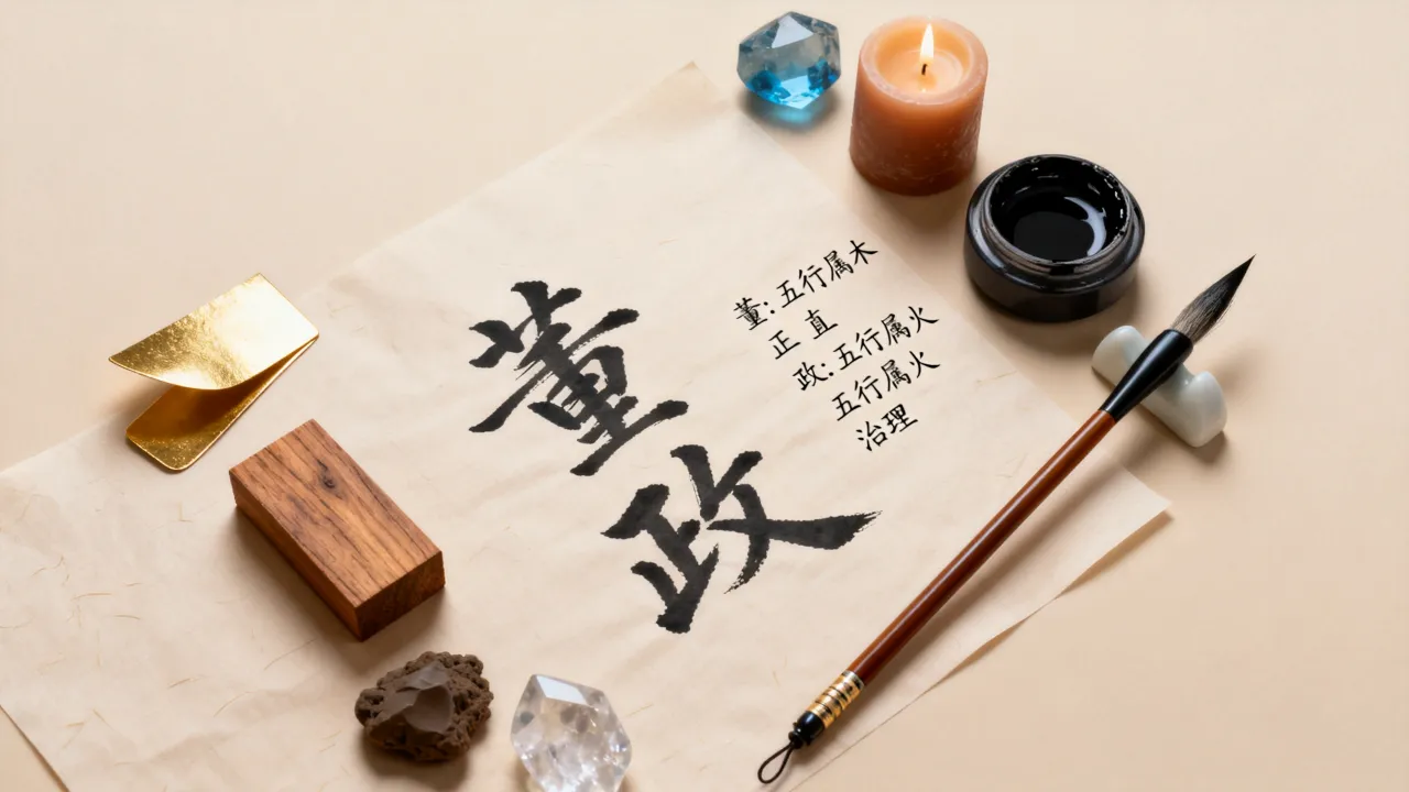 宝宝起名董政什么好听？董政名字寓意及五行属性解析