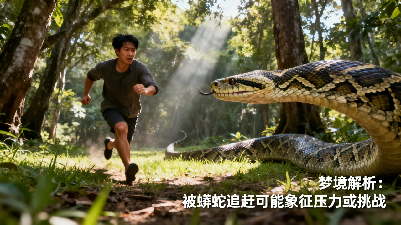 梦见被蟒蛇追是什么预兆?做梦被蟒蛇追好不好 梦见被蟒蛇追是什么预兆?做梦被蟒蛇追好不好
