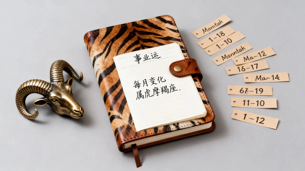 属虎摩羯座2026年事业运如何发展,属虎摩羯座女生每月运势有何变化 属虎摩羯座2026年事业运如何发展,属虎摩羯座女生每月运势有何变化