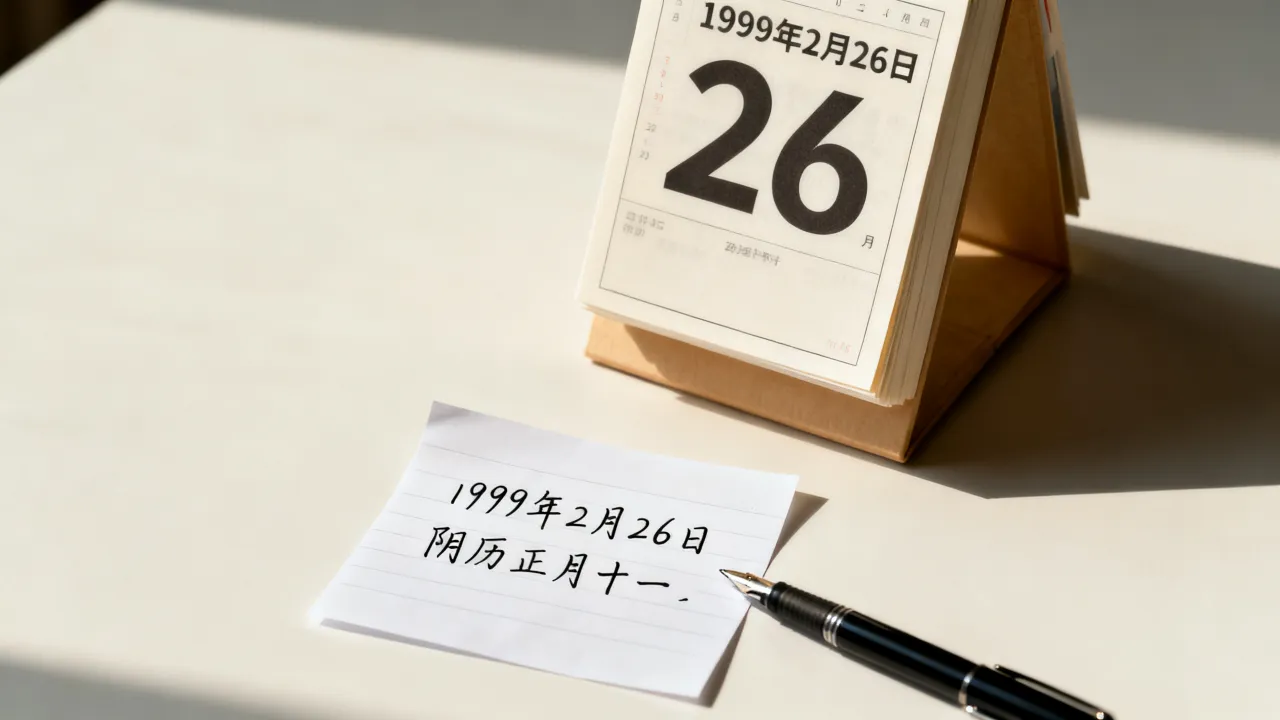 19990226阴历是几月几日,农历生日查询 19990226阴历是几月几日,农历生日查询