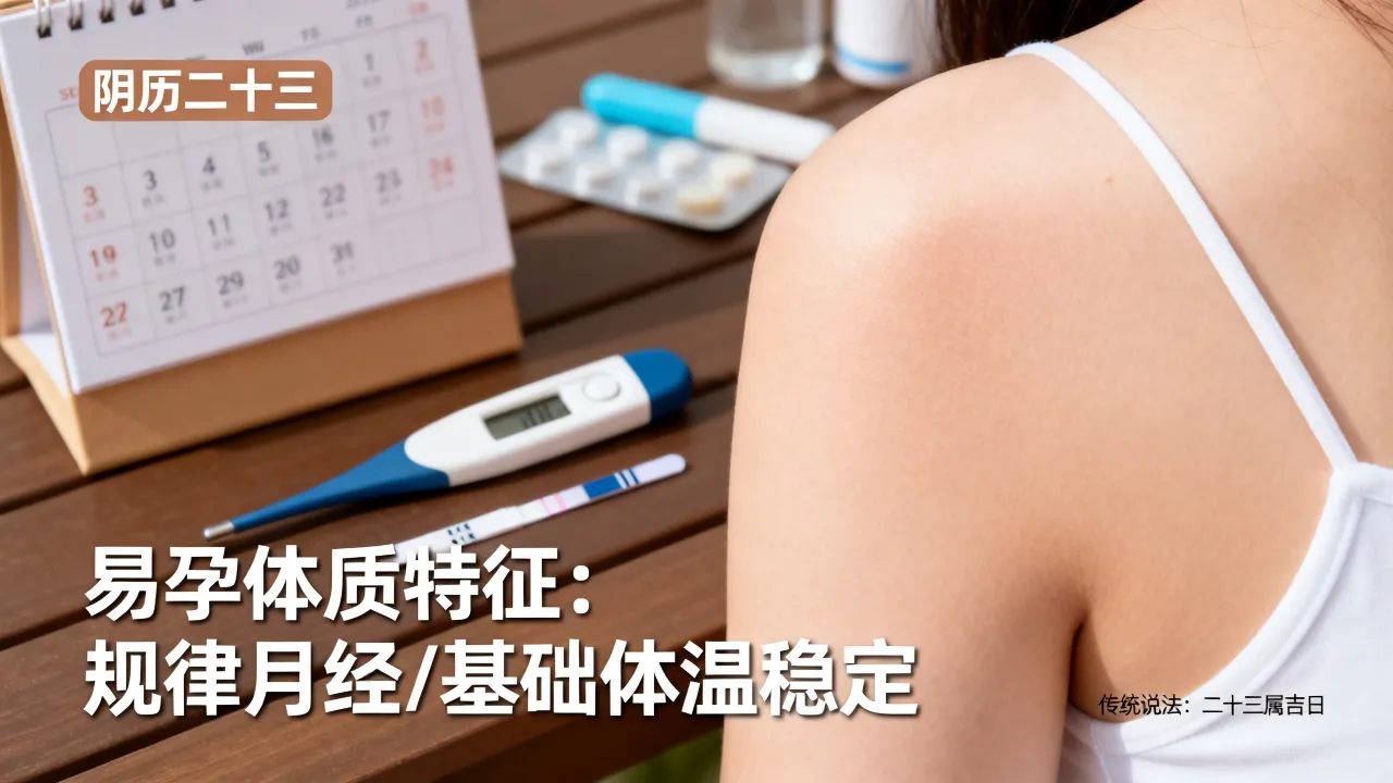 阴历二十三受孕有什么说法,易怀孕体质怎么判断? 阴历二十三受孕有什么说法,易怀孕体质怎么判断?