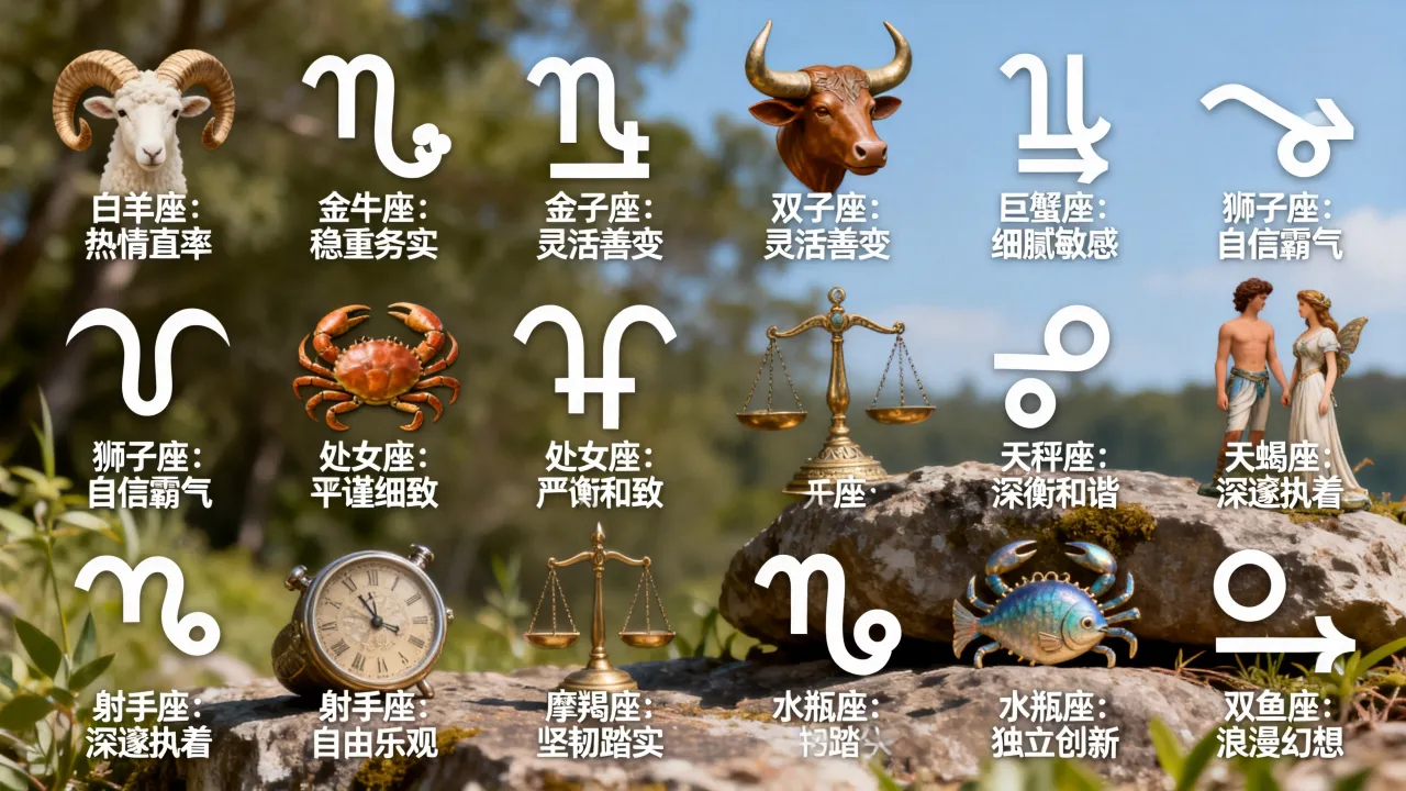 十二星座的性格分别是什么?十二星座性格特点分析大全 十二星座的性格分别是什么?十二星座性格特点分析大全