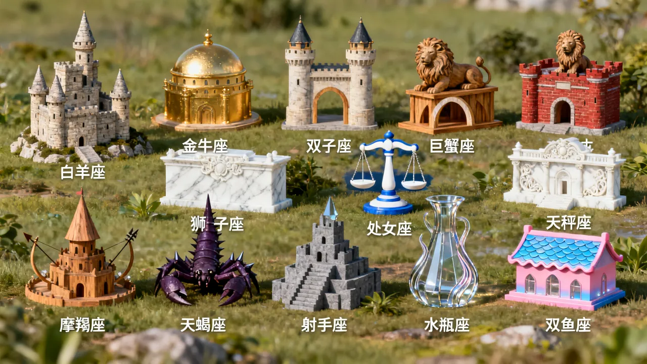 十二星座的城堡长什么样,十二星座专属城堡有哪些? 十二星座的城堡长什么样,十二星座专属城堡有哪些?