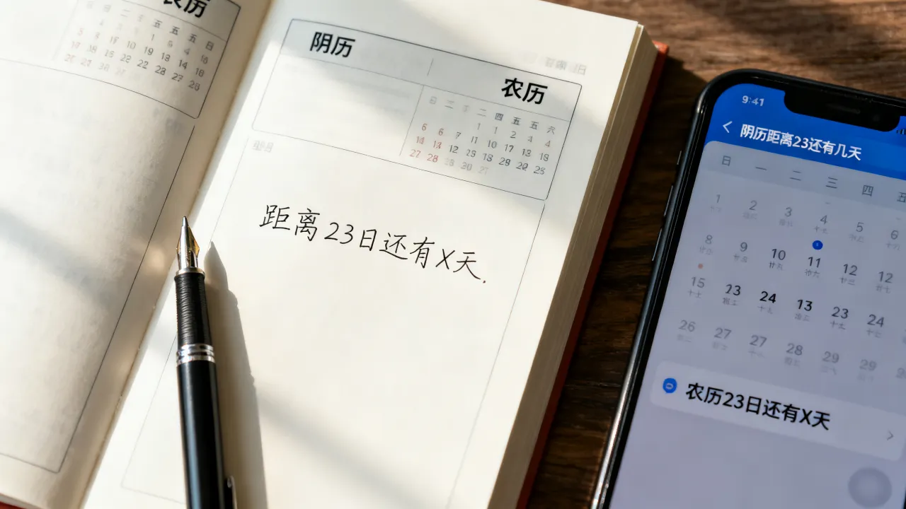 阴历距离23还有几天,农历23日还有多少天? 阴历距离23还有几天,农历23日还有多少天?