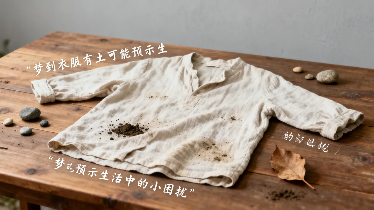 梦到衣服有土会有什么预兆,梦见衣服有土预示什么? 梦到衣服有土会有什么预兆,梦见衣服有土预示什么?
