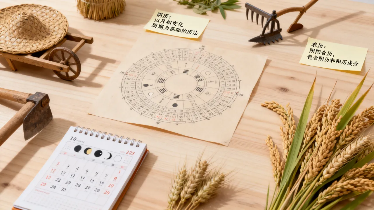 阴历是什么意思，阴历和农历的区别是什么？