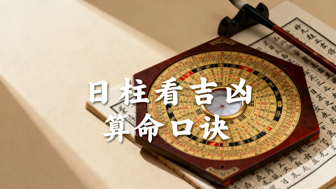 从日柱看吉凶怎么看的，日柱算命口诀详解