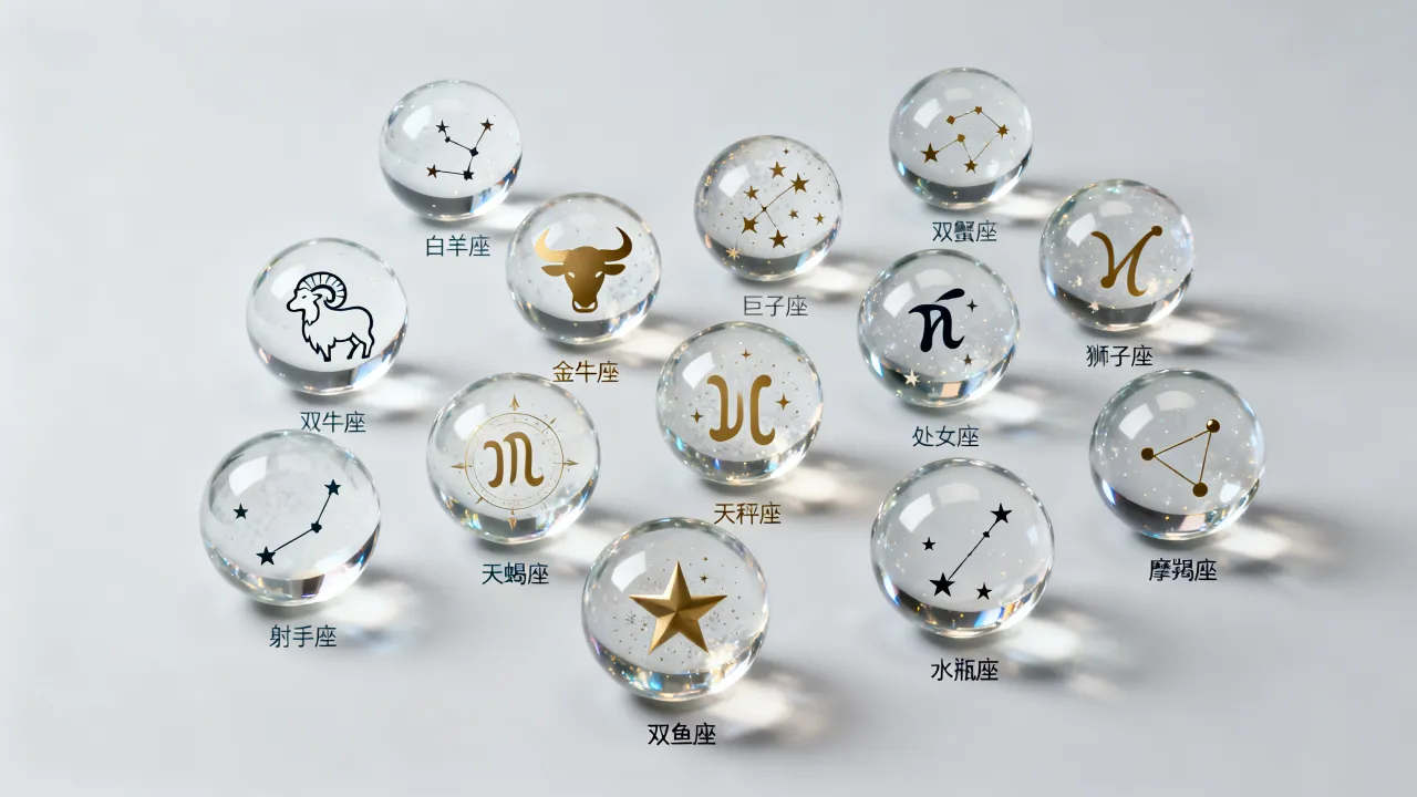 星座水晶球图片准吗？十二星座专属水晶球有哪些，百度热门搜索，长尾疑问词