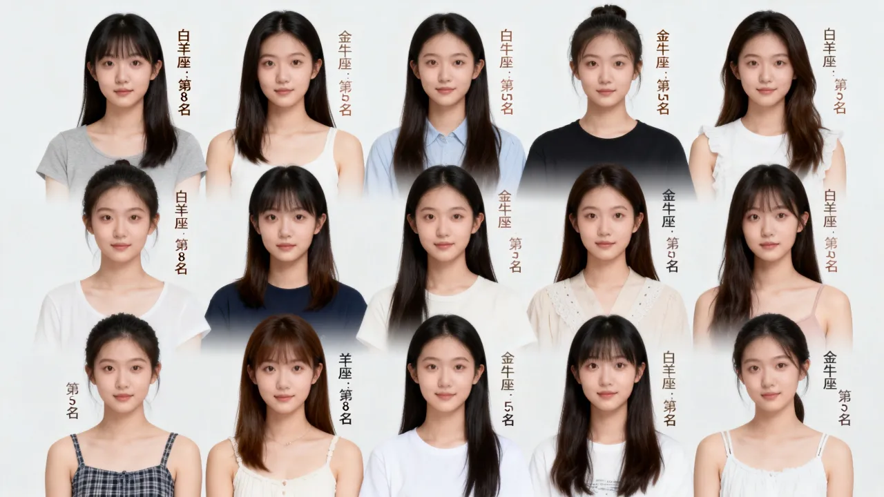 十二星座女生谁最漂亮,十二星座女生颜值排名大全 十二星座女生谁最漂亮,十二星座女生颜值排名大全