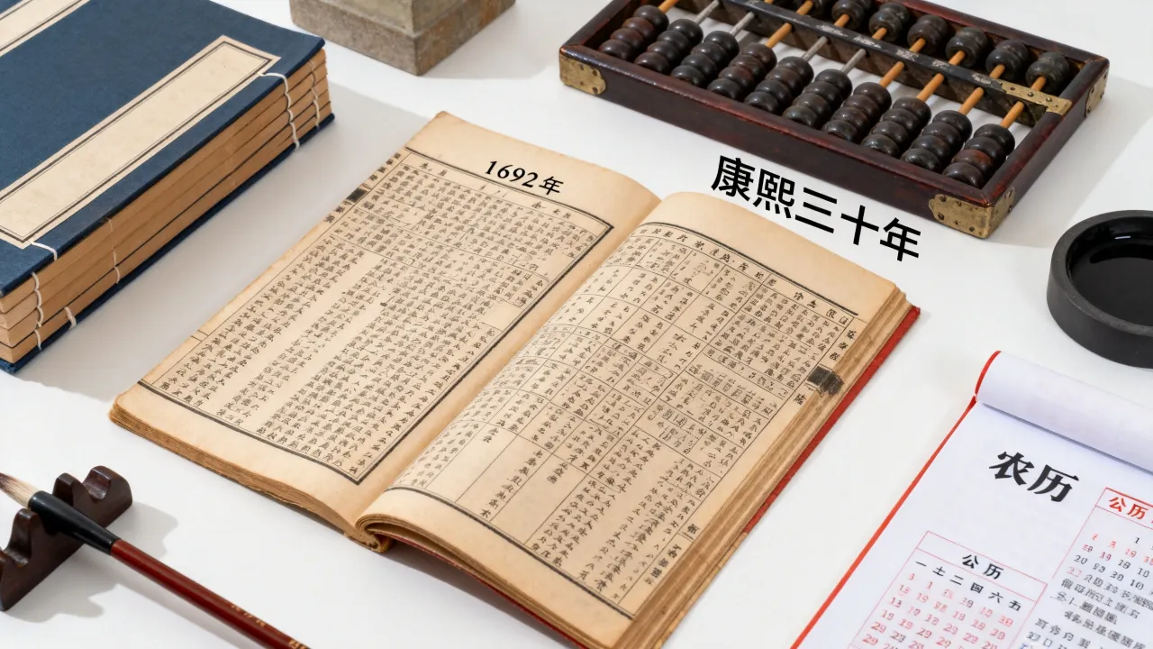 1692年阴历是康熙多少年,农历和公历怎么换算 1692年阴历是康熙多少年,农历和公历怎么换算