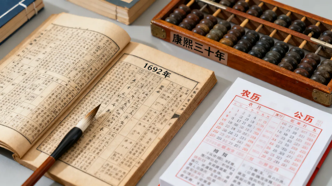 1692年阴历是康熙多少年,农历和公历怎么换算 1692年阴历是康熙多少年,农历和公历怎么换算