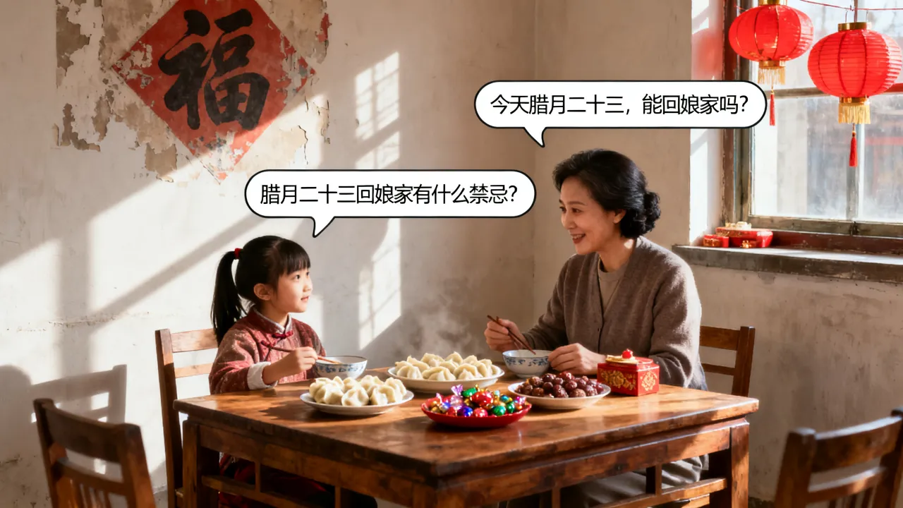 阴历23能回娘家吗，腊月二十三回娘家有什么禁忌