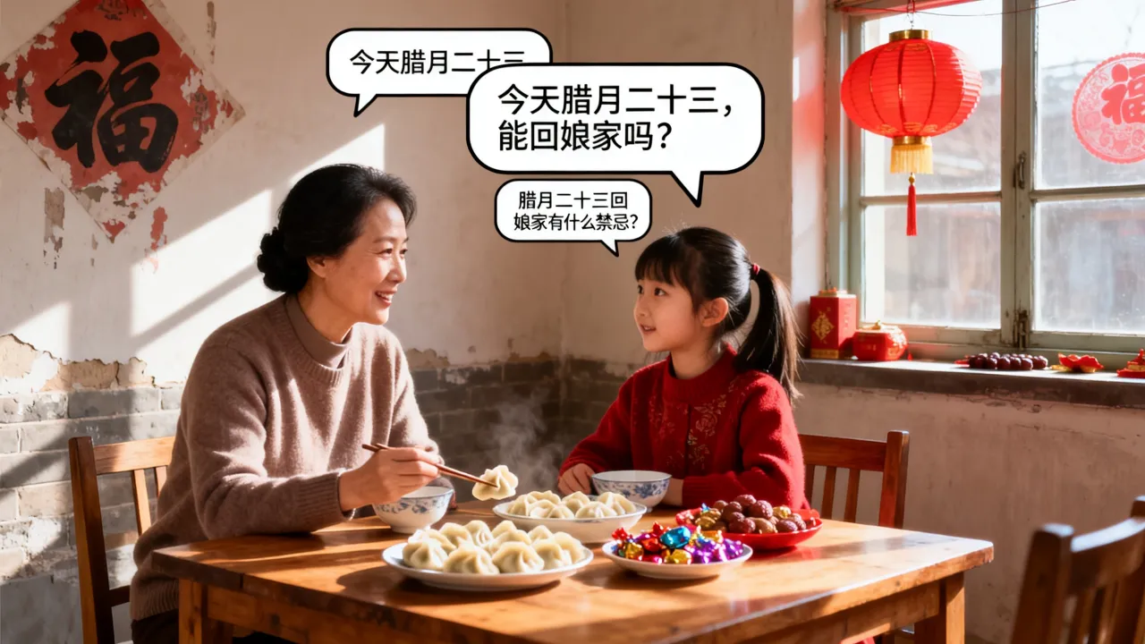 阴历23能回娘家吗，腊月二十三回娘家有什么禁忌