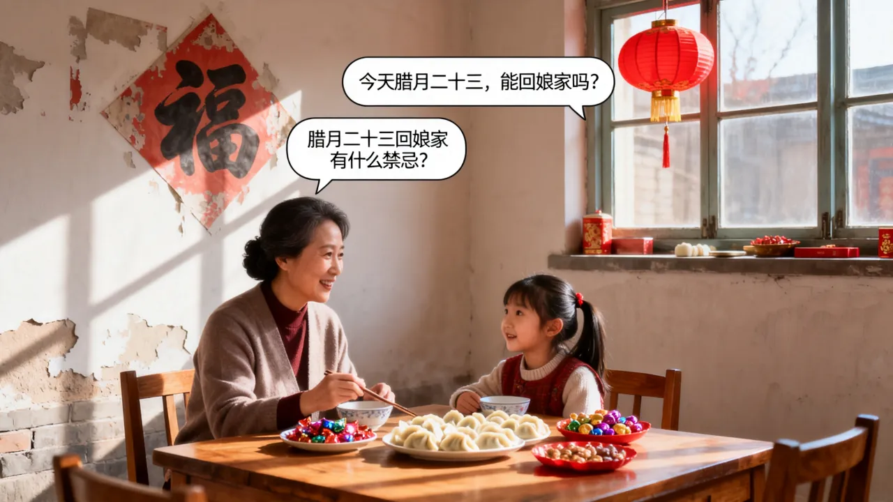阴历23能回娘家吗，腊月二十三回娘家有什么禁忌