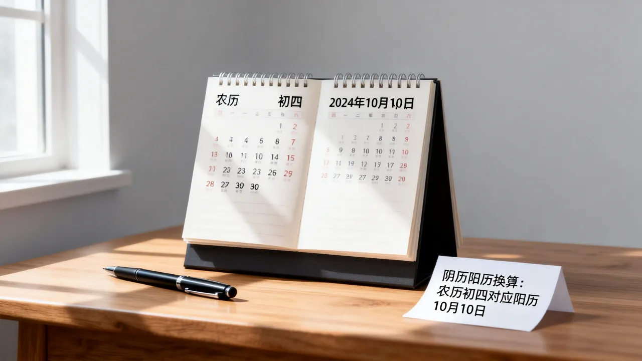 4阴历是多少号?农历初四对应阳历几月几号阴历阳历换算 4阴历是多少号?农历初四对应阳历几月几号阴历阳历换算