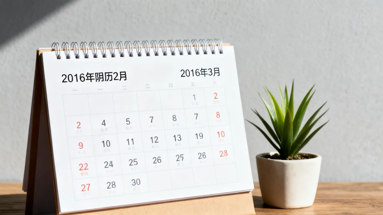2016年阴历2月是几月几号?2016年农历二月阳历是几月 2016年阴历2月是几月几号?2016年农历二月阳历是几月
