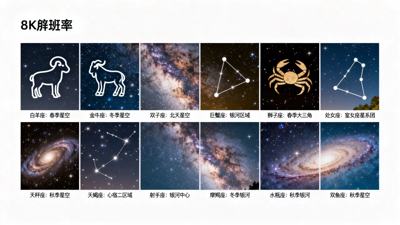 十二星座对应天空是什么?十二星座分别对应哪片天空? 十二星座对应天空是什么?十二星座分别对应哪片天空?