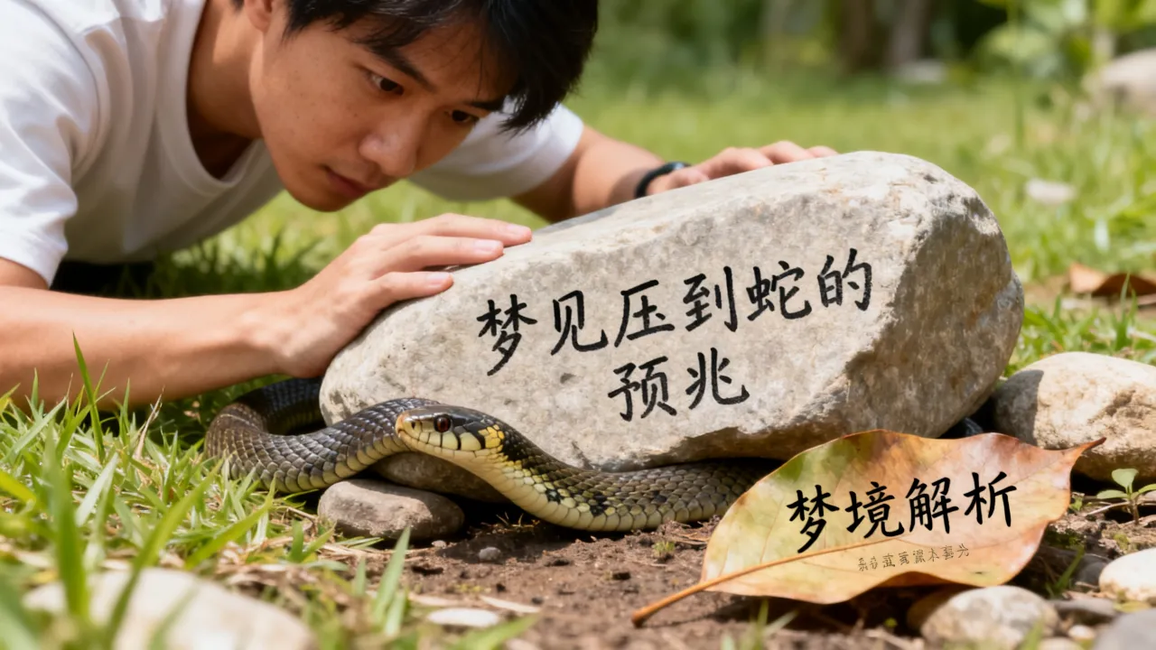 梦见压到蛇会有什么预兆，梦见压到蛇是什么征兆