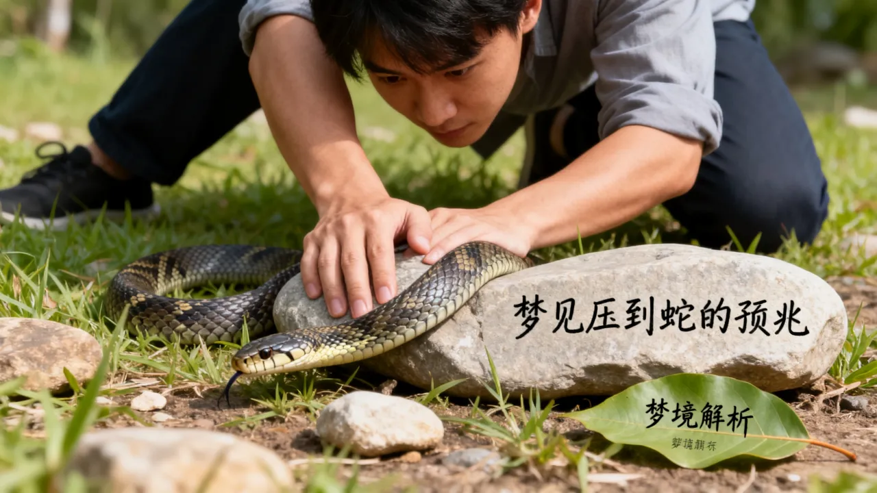 梦见压到蛇会有什么预兆，梦见压到蛇是什么征兆