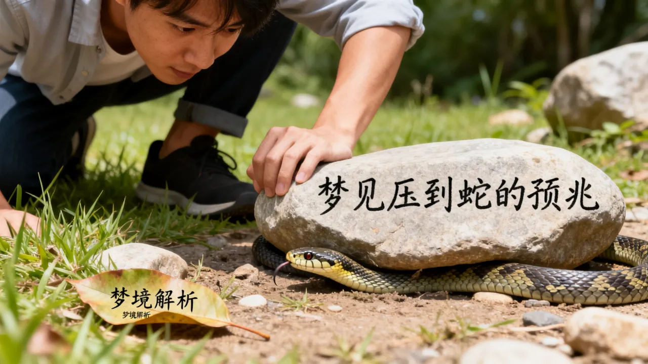 梦见压到蛇会有什么预兆，梦见压到蛇是什么征兆