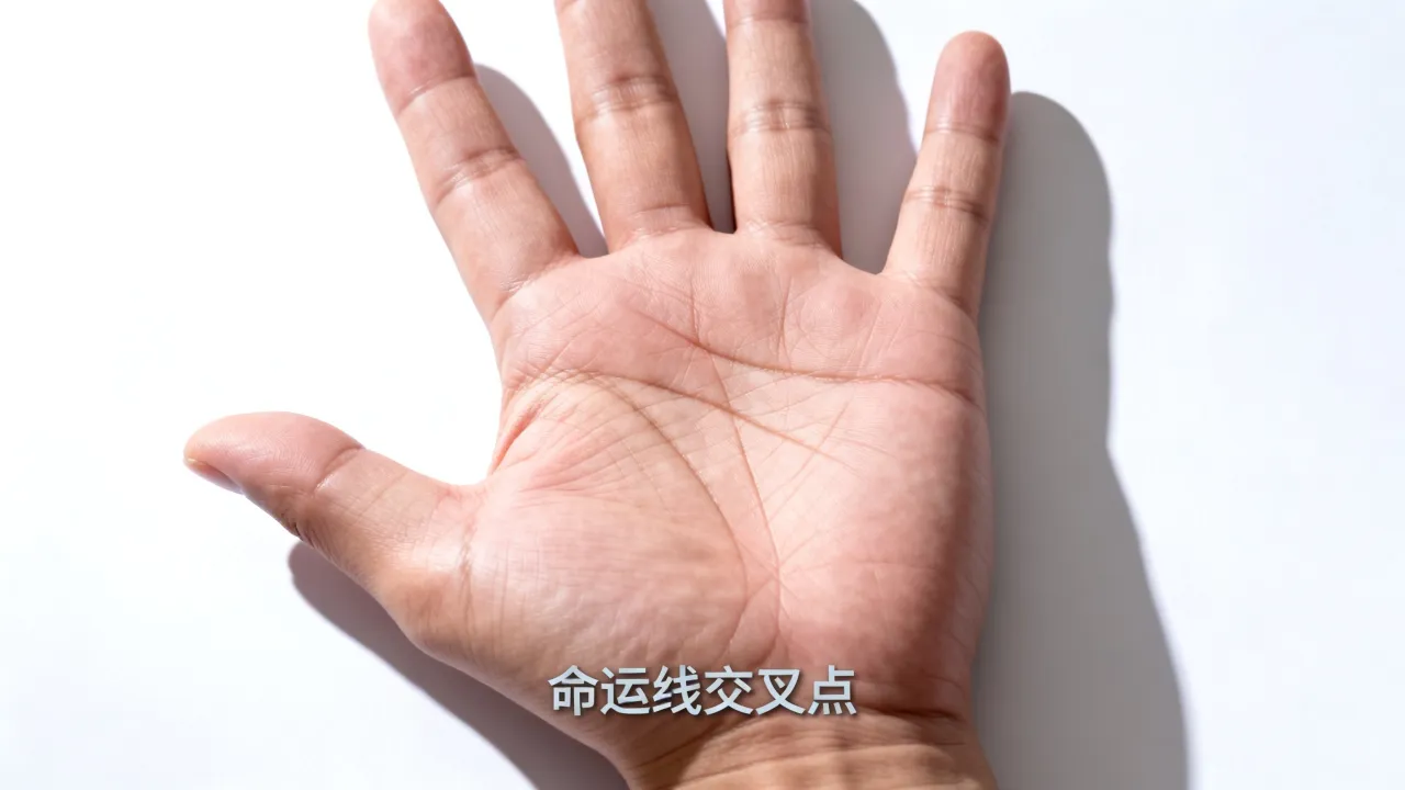 掌纹命运线交叉代表什么，手相命运线交叉预示什么？