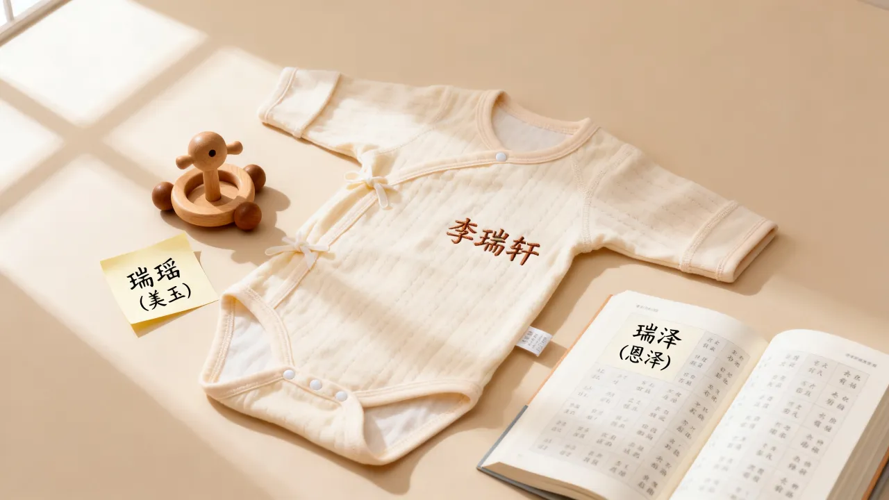 李瑞宝宝起名怎么取好听？姓李中间字瑞如何搭配寓意佳