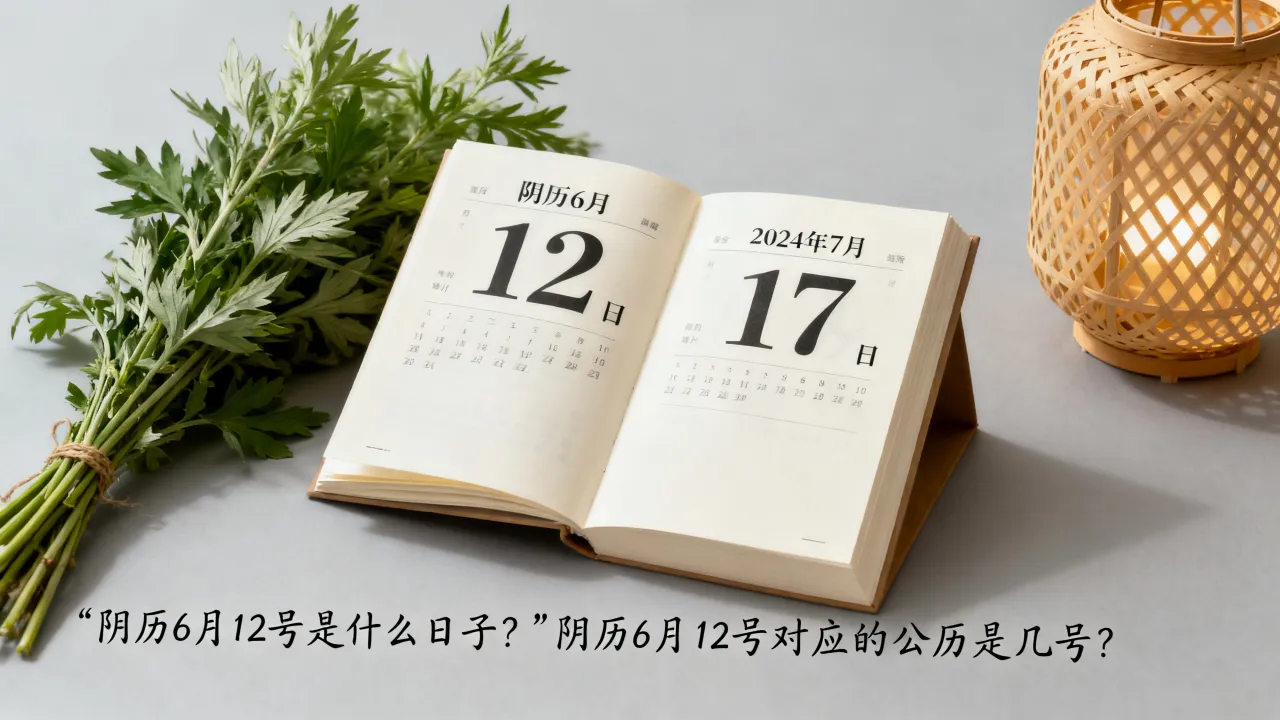 阴历6月12号是什么日子？，阴历6月12号对应的公历是几号？