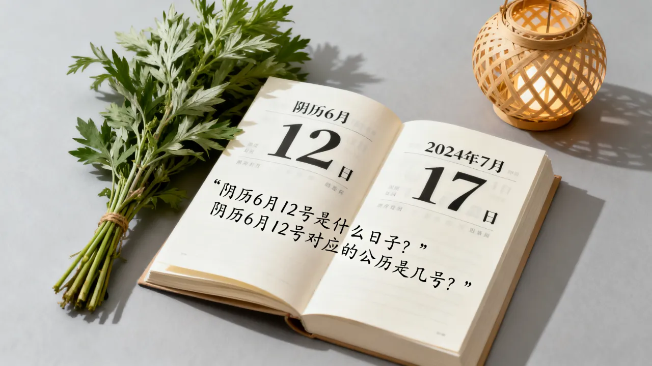 阴历6月12号是什么日子？，阴历6月12号对应的公历是几号？