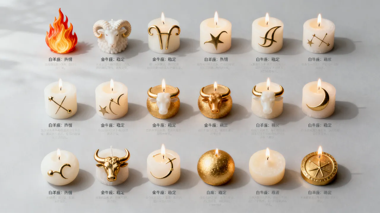十二星座蜡烛代表什么，十二星座蜡烛怎么选才合适？