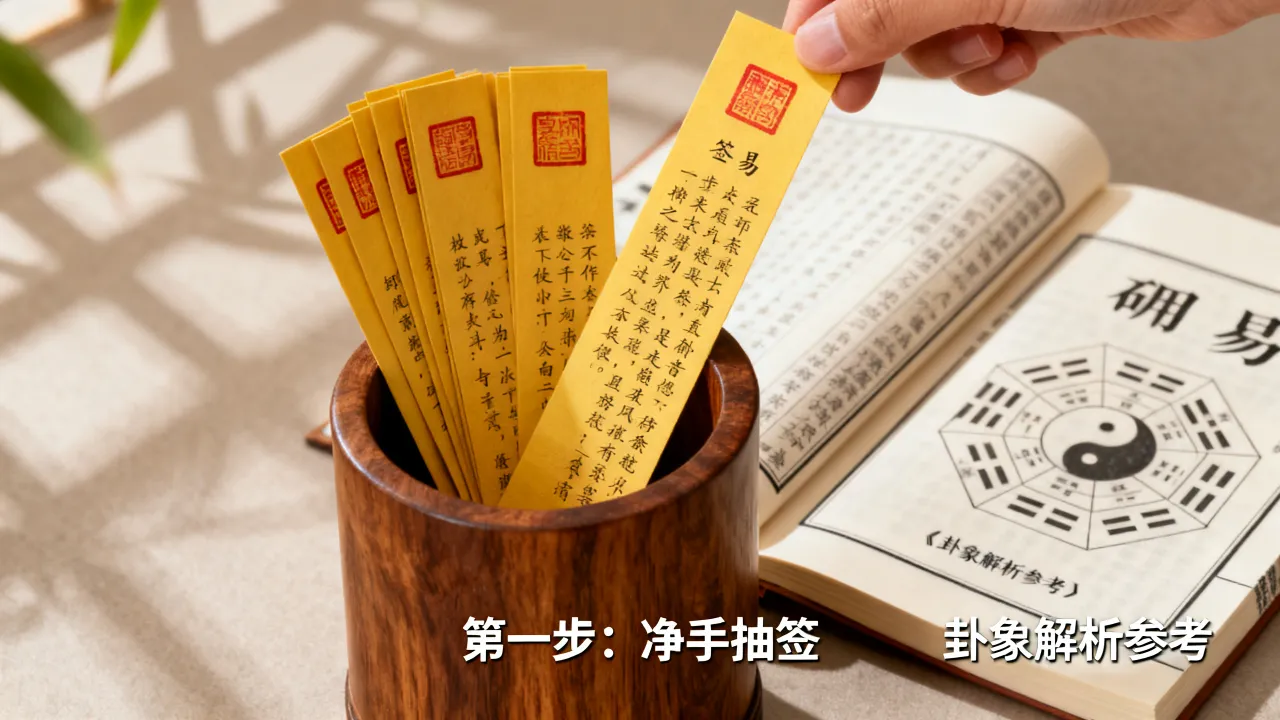 怎么抽签看吉凶详解？怎么解签断吉凶，灵签《周易》占卜方法
