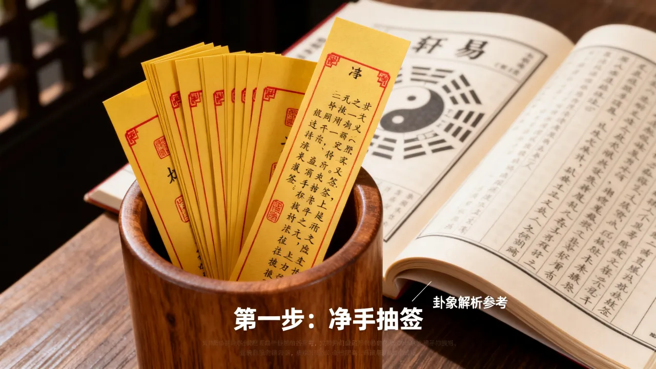 怎么抽签看吉凶详解？怎么解签断吉凶，灵签《周易》占卜方法