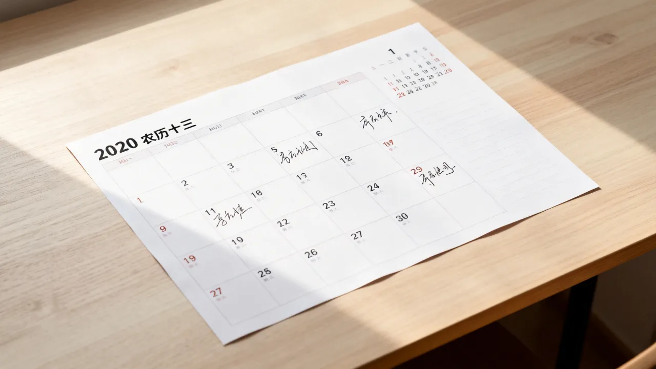 2020年农历十三是几月几号,阴历十三对应公历哪天? 2020年农历十三是几月几号,阴历十三对应公历哪天?