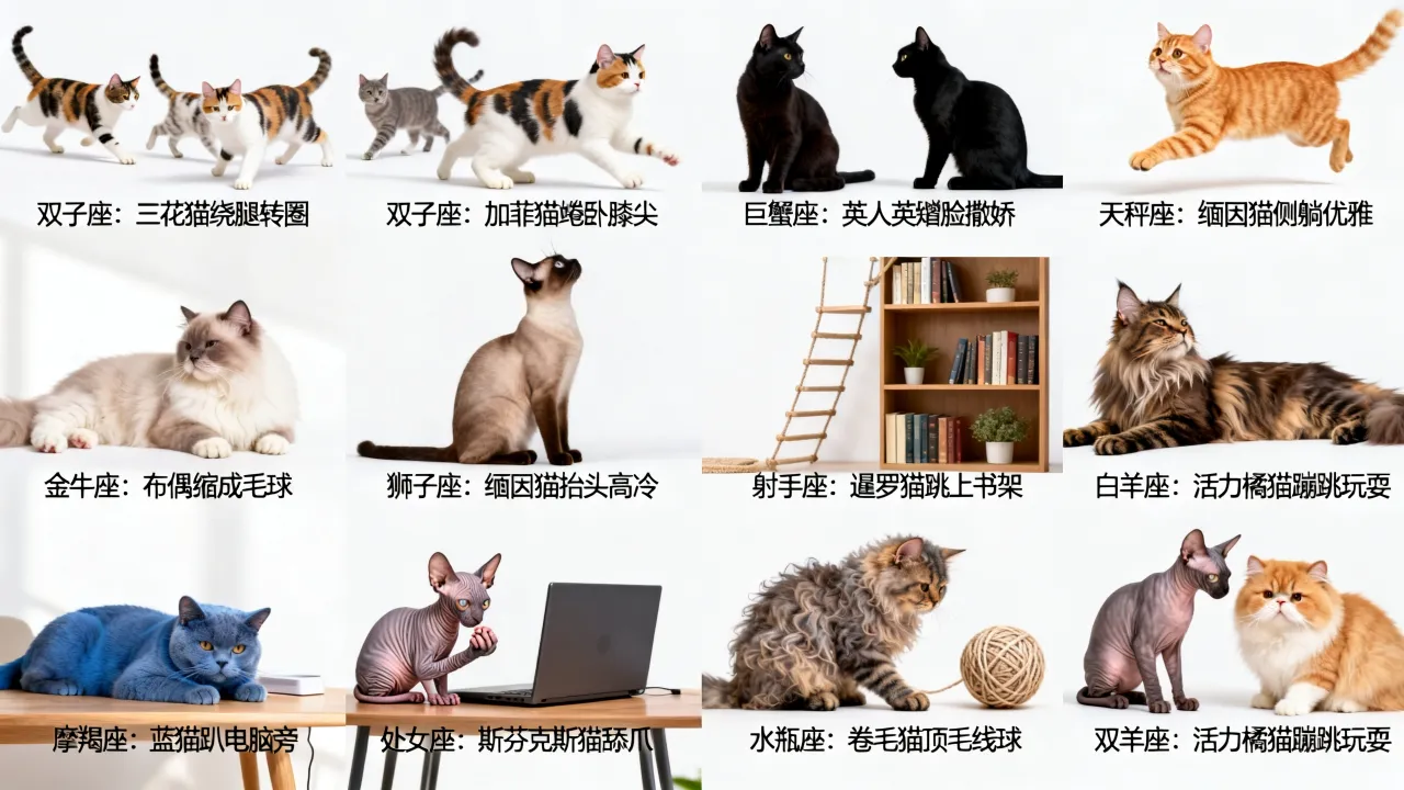 十二星座遇到猫猫会怎样?星座与猫咪的奇妙缘分 十二星座遇到猫猫会怎样?星座与猫咪的奇妙缘分