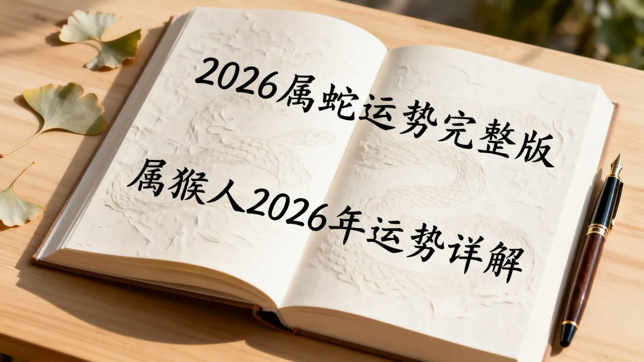 2026属蛇运势完整版如何,属猴人2026年运势详解书在哪? 2026属蛇运势完整版如何,属猴人2026年运势详解书在哪?