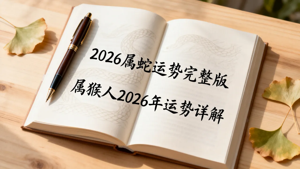2026属蛇运势完整版如何,属猴人2026年运势详解书在哪? 2026属蛇运势完整版如何,属猴人2026年运势详解书在哪?