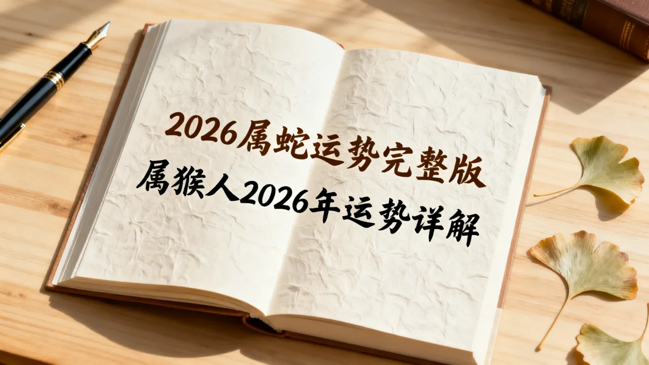 2026属蛇运势完整版如何,属猴人2026年运势详解书在哪? 2026属蛇运势完整版如何,属猴人2026年运势详解书在哪?