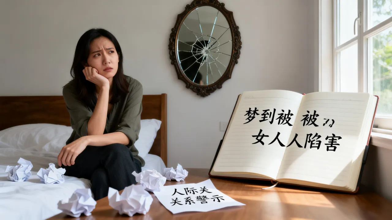 梦到被女人陷害有什么说法，梦见被女人陷害预示什么？