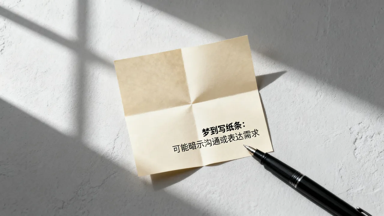 梦到写纸条是什么预兆,梦见写纸条给别人什么意思周公解梦 梦到写纸条是什么预兆,梦见写纸条给别人什么意思周公解梦