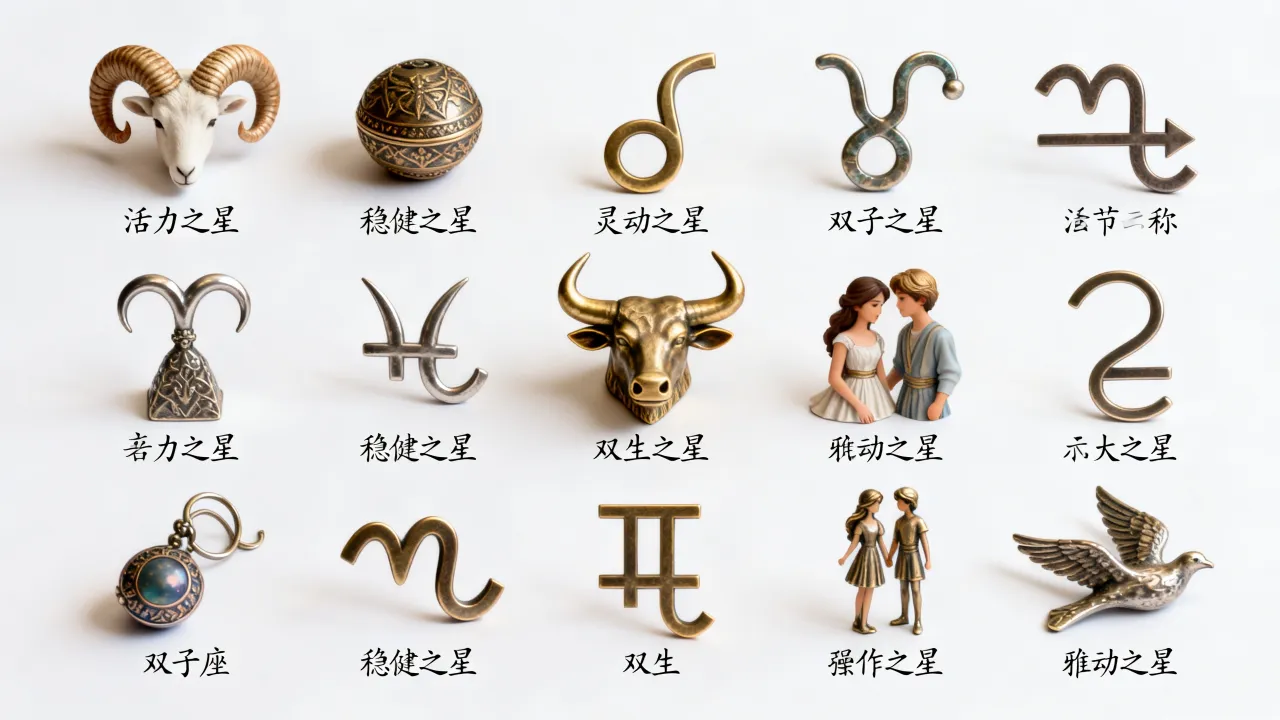 十二星座的美称有哪些?十二星座的别称和雅称是什么? 十二星座的美称有哪些?十二星座的别称和雅称是什么?