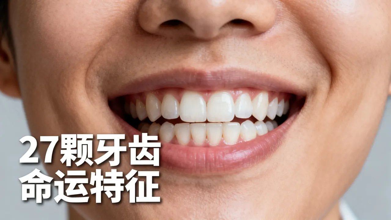 27颗牙齿的人命运如何，27颗牙齿代表什么命？