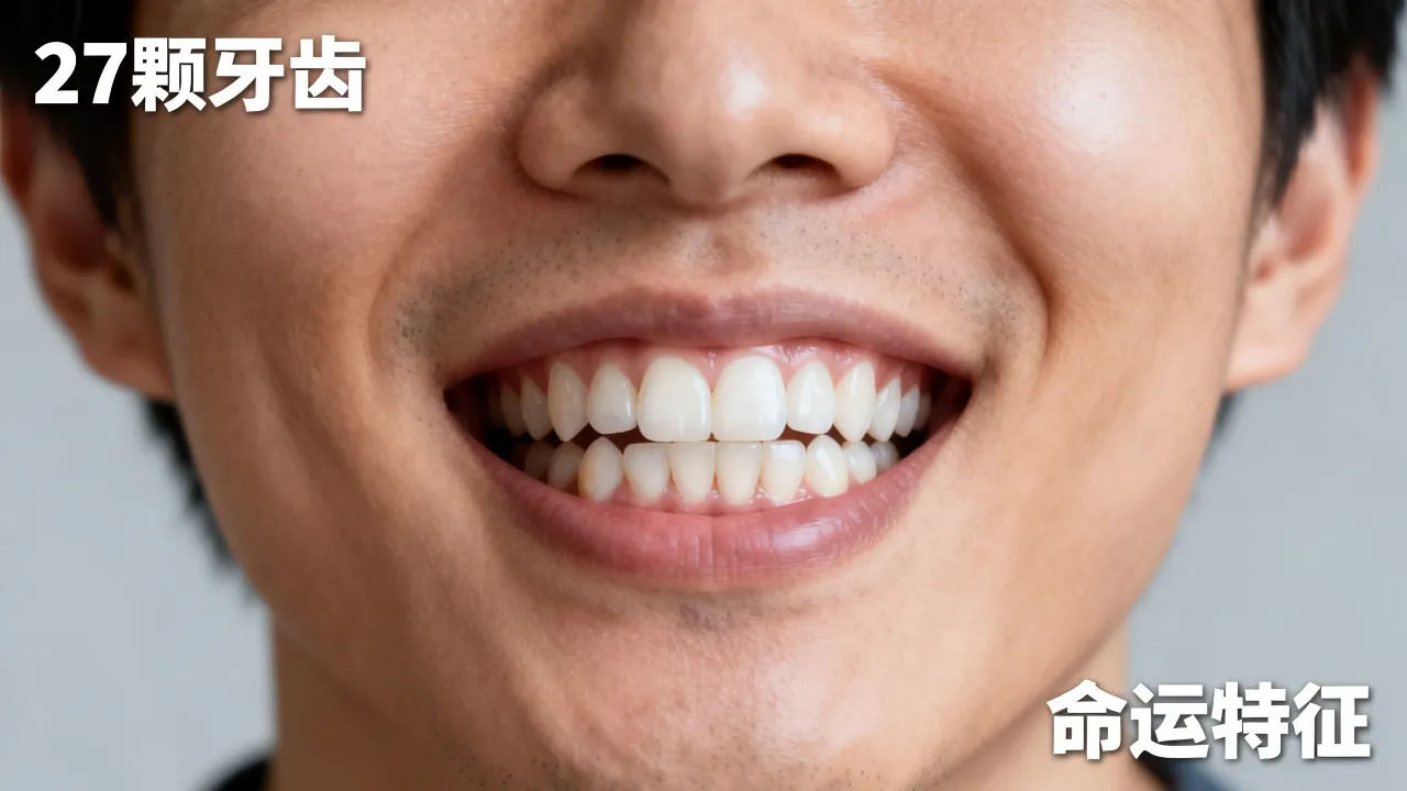 27颗牙齿的人命运如何，27颗牙齿代表什么命？