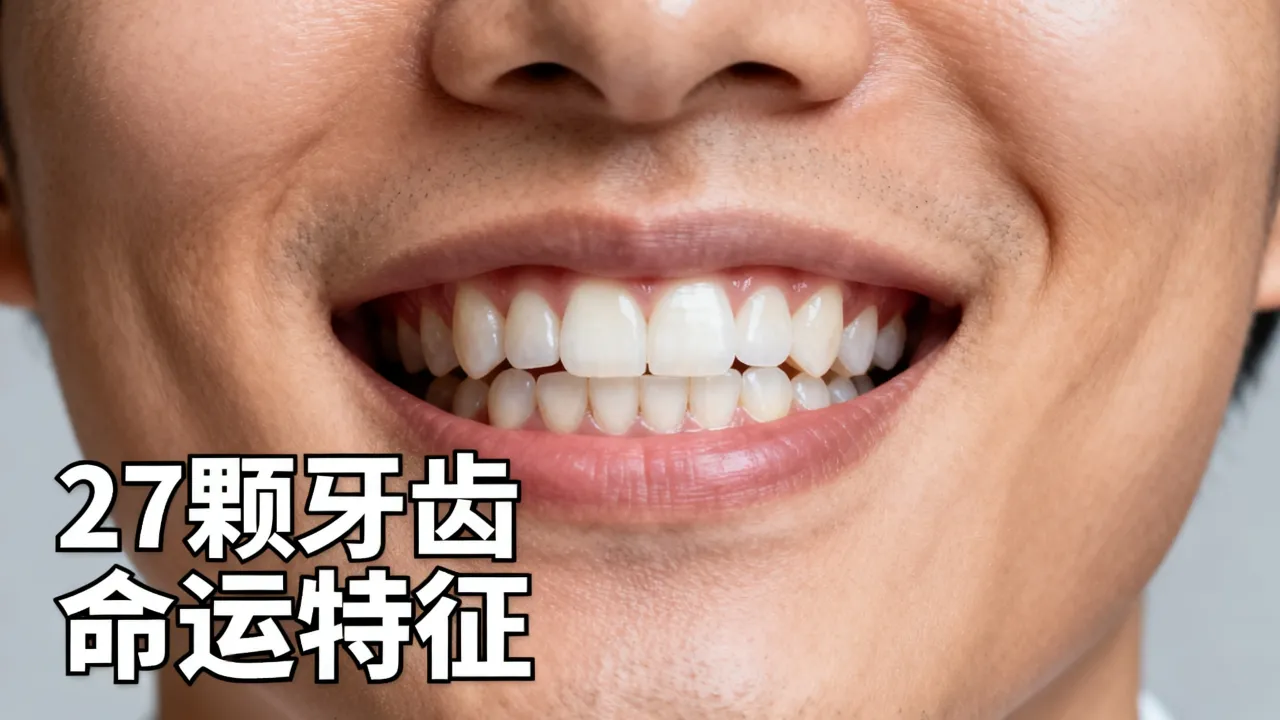 27颗牙齿的人命运如何，27颗牙齿代表什么命？