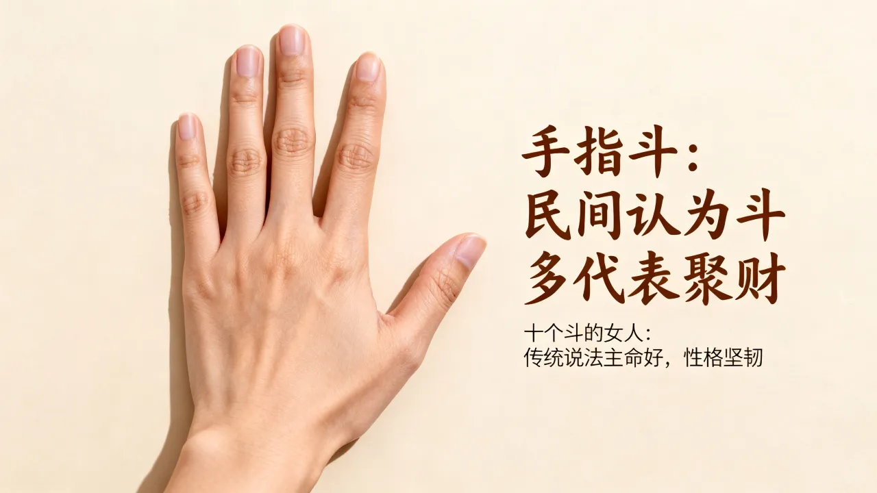 手指斗有什么说法,十个斗的女人命好不好? 手指斗有什么说法,十个斗的女人命好不好?