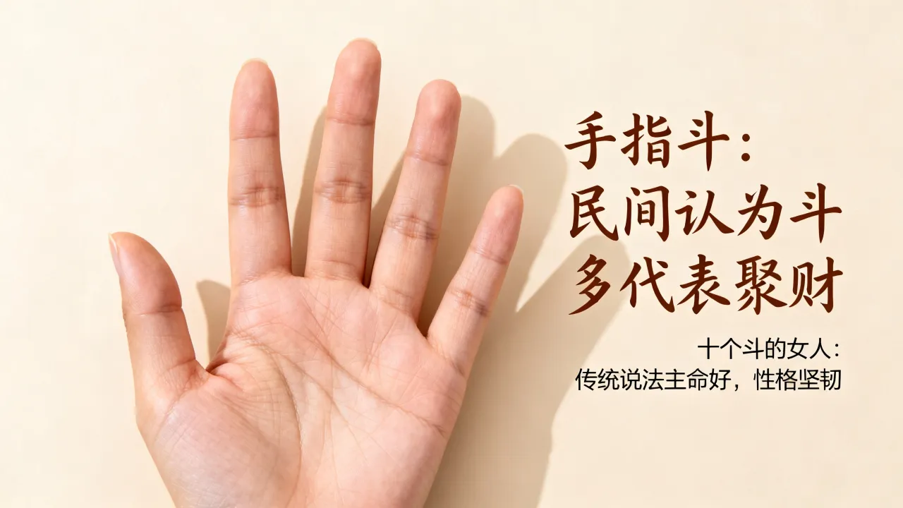 手指斗有什么说法,十个斗的女人命好不好? 手指斗有什么说法,十个斗的女人命好不好?