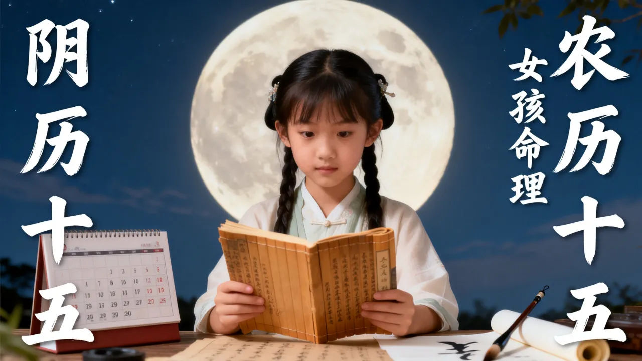 女的阴历十五出生好不好，农历十五出生的女孩命好吗？