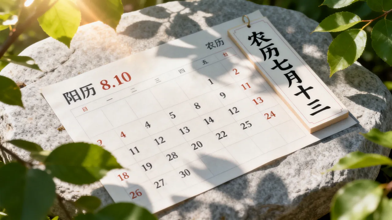 阳历8.10阴历是多少，8月10日农历是几月几日？