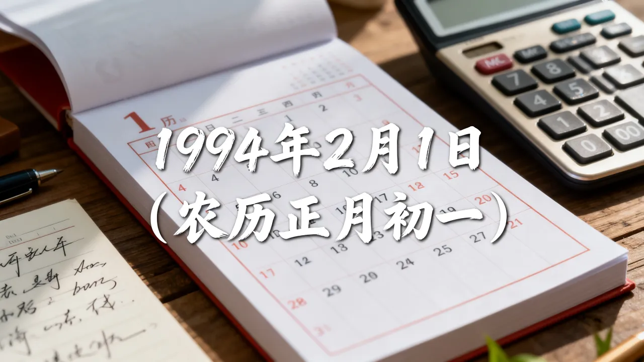阴历九四年阴历是公历哪一年,农历换算公历几月几号 阴历九四年阴历是公历哪一年,农历换算公历几月几号