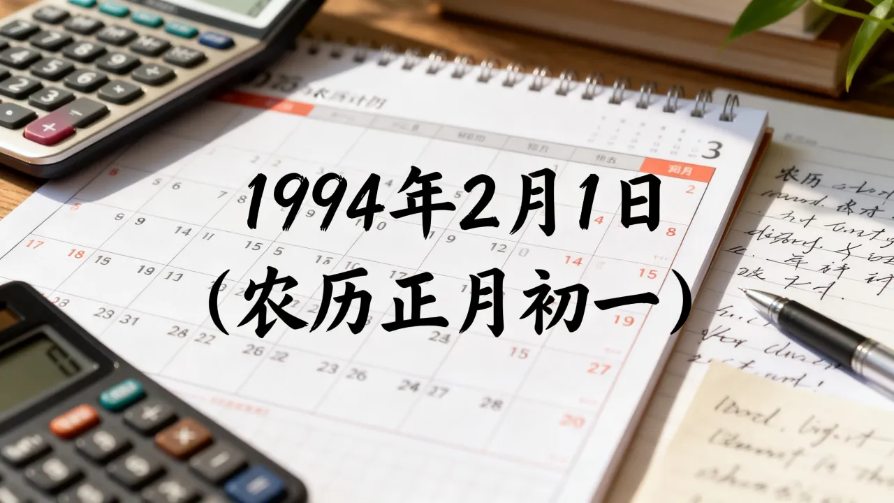 阴历九四年阴历是公历哪一年,农历换算公历几月几号 阴历九四年阴历是公历哪一年,农历换算公历几月几号