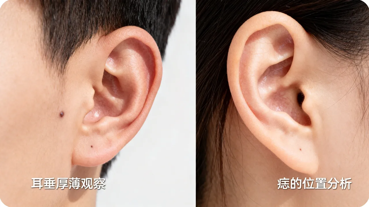 耳垂厚薄真的能决定命运吉凶吗,耳垂有痣象征什么 耳垂厚薄真的能决定命运吉凶吗,耳垂有痣象征什么