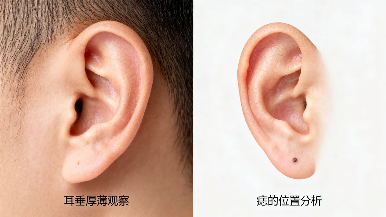 耳垂厚薄真的能决定命运吉凶吗,耳垂有痣象征什么 耳垂厚薄真的能决定命运吉凶吗,耳垂有痣象征什么